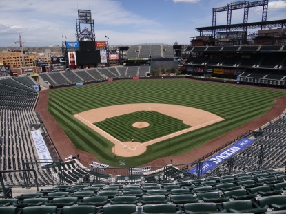 Perfect view of Coors Field